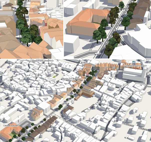 Visualisation de la maquette sémantique à Lorgues